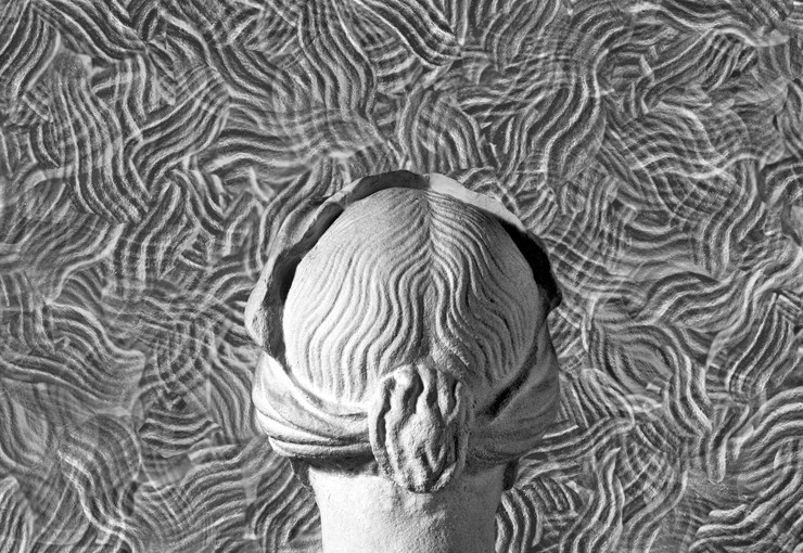 ©Mario Cresci, Elaborazione da reperti archeologici, dagli Archivi dell’ICCD di Roma, 2019. Courtesy: ICCD, Roma.